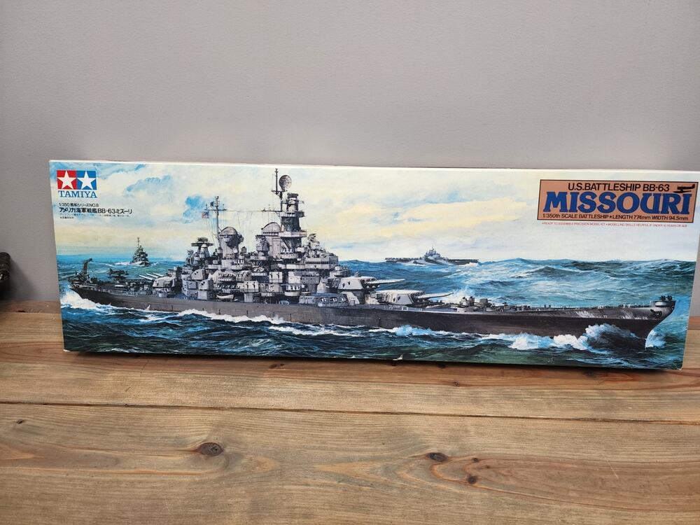 Tamiya 1/350 USS Missouri BB‑63 Model Kit